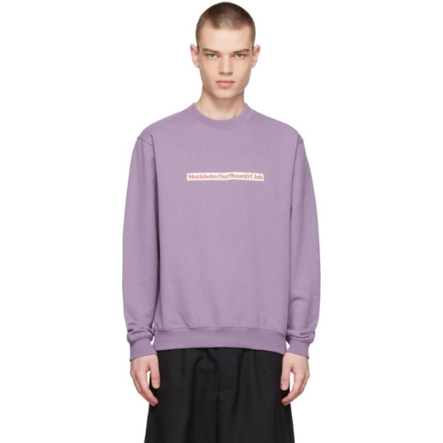でおすすめアイテム Purple トップス スウェット トレーナー メンズ Club Surfboard Stockholm ストックフォルムサーフドームクラブ Cotton Grape Sweatshirt トレーナー サイズ Xs Baskincoffee Vicom Corp Com