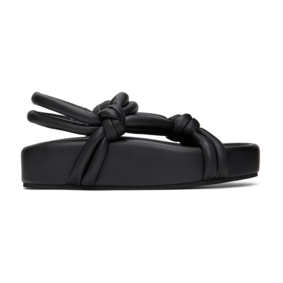 Margiela Maison MM6 エムエムシックス レディース Black Sandals Slingback Knotted Black シューズ・靴 サンダル・ミュール サンダル 熱販売