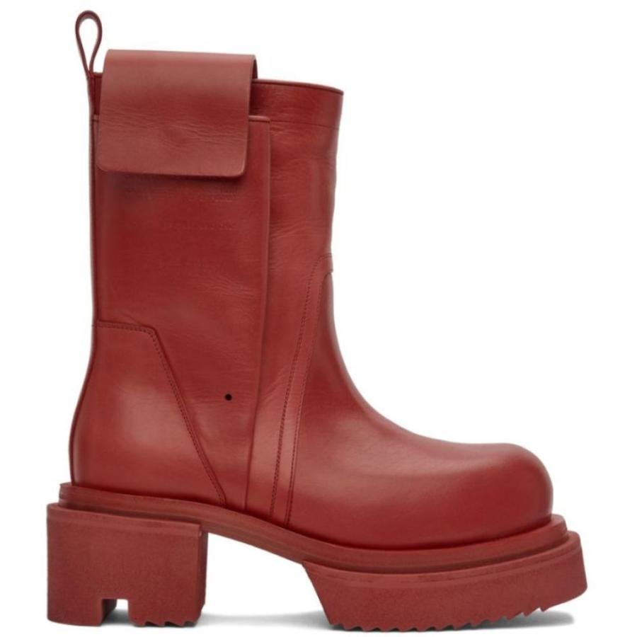 メンズファッション 緑林シリーズ リック オウエンス Rick Owens メンズ ブーツ シューズ 靴 Red Platform Bogun Boots Carnelian Bokmc38ghl Www Bsa Advocacia Com