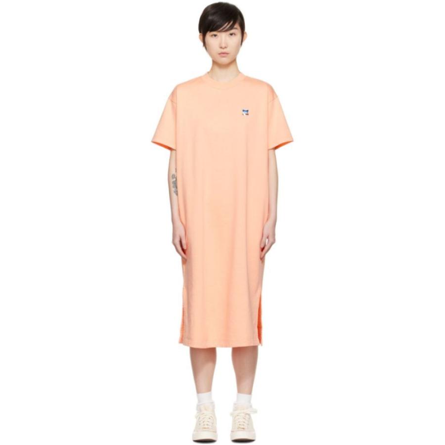 メゾン キツネ Maison Kitsune レディース ワンピース ミドル丈 ワンピース ドレス Orange Gradient Fox Head Midi Dress Peach Hc 2213f フェルマート エフ Fermart Ef 通販 Yahoo ショッピング