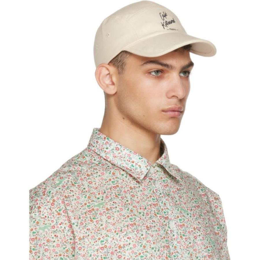 通販でクリスマス メゾン キツネ Maison Kitsune メンズ キャップ 帽子 Off White Cafe Kitsune Cap Latte キャップ サイズ Onesize Www Oroagri Eu