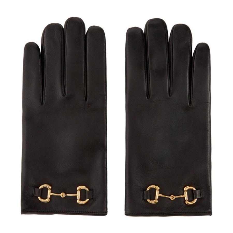 グッチ Gucci メンズ 手袋 グローブ Black Leather Horsebit Gloves Black Hc m フェルマート エフ Fermart Ef 通販 Yahoo ショッピング