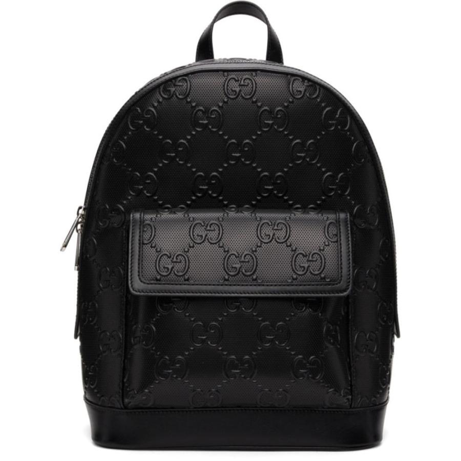 グッチ Gucci メンズ バックパック リュック バッグ Black Gg Embossed Backpack Black Leather Hc m フェルマート エフ Fermart Ef 通販 Yahoo ショッピング