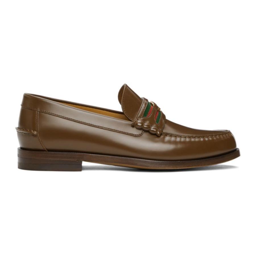 ファッション販売中 グッチ Gucci メンズ ローファー シューズ 靴 Brown Interlocking G Loafers Brown Sugar オンライン日本 Gerbang Smpn1maba Sch Id