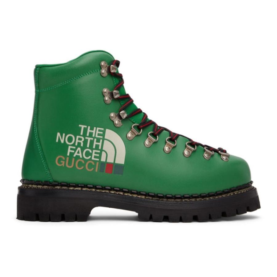 グッチ Gucci メンズ ブーツ レースアップブーツ シューズ 靴 Green The North Face Edition Lace Up Boots Shamarock Hc m フェルマート エフ Fermart Ef 通販 Yahoo ショッピング