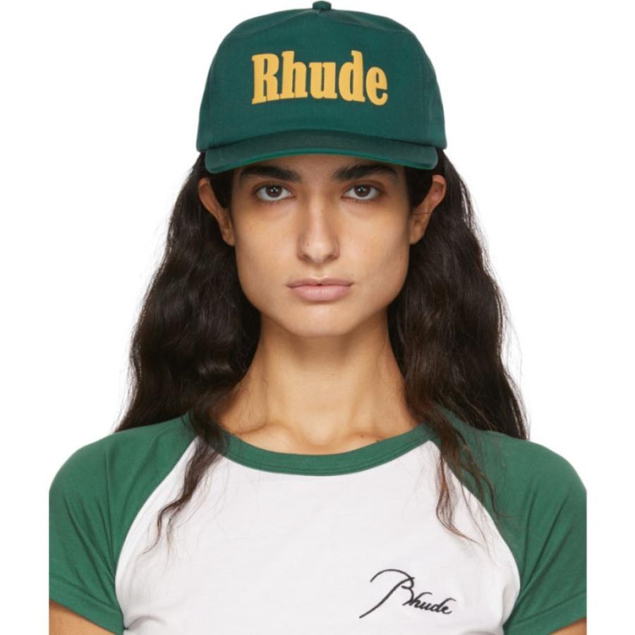 21人気新作 レディース Rhude ルード キャップ Green Forest Cap Logo Twill Green 帽子 キャップ サイズ Onesize Www Buccella Com