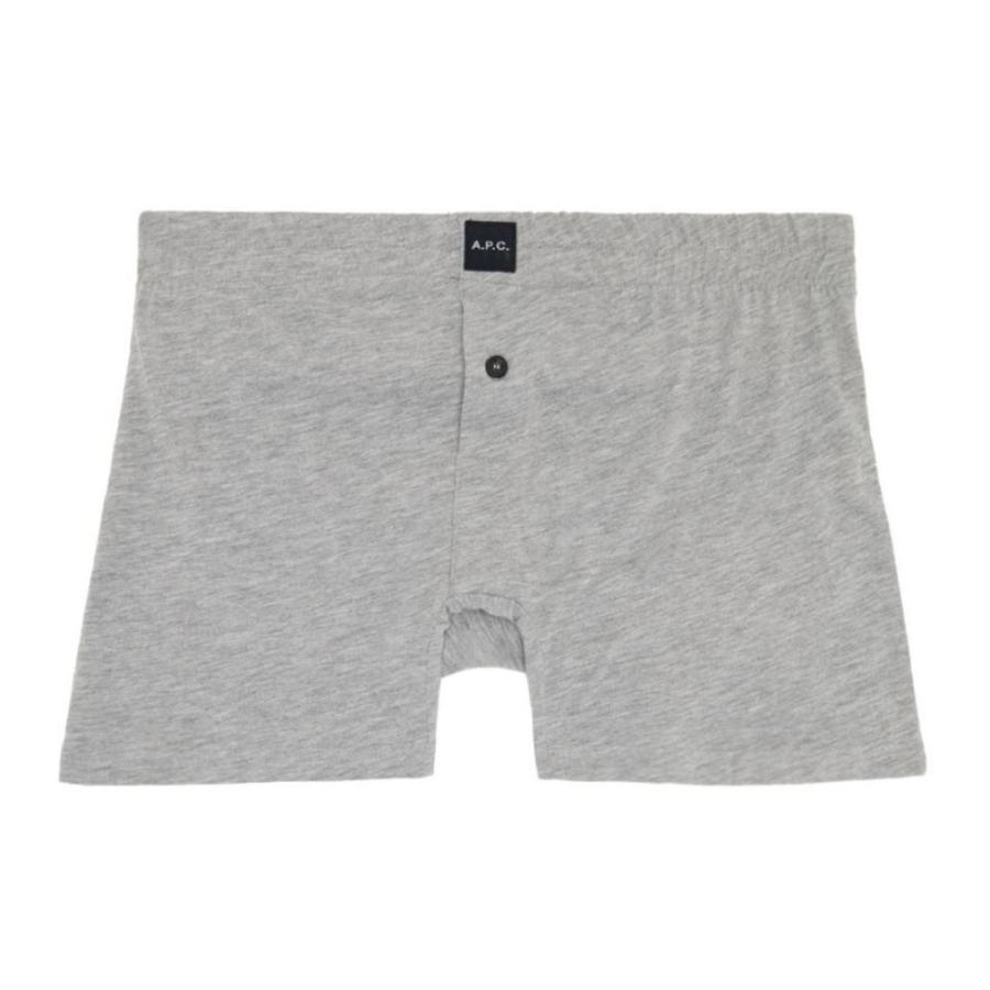 おすすめ Gray インナー 下着 ボクサーパンツ メンズ A P C アーペーセー Cabourg Gray Boxers トランクス サイズ L Michiganestateplanning Com