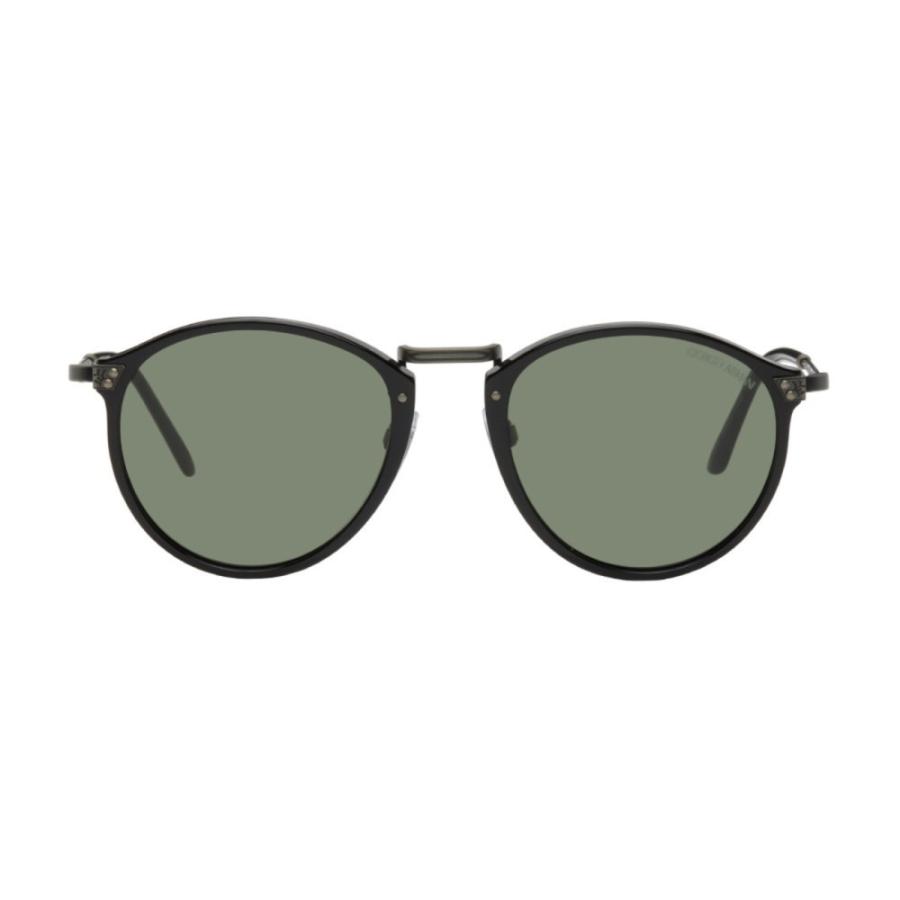 アルマーニ メンズファッション 財布 帽子 ファッション小物 Giorgio Armani メンズ メンズ メガネ サングラス ラウンド Black Classic Sunglasses エフ フェルマート Round Hc m Black Ef Fermart 売上最安値 の