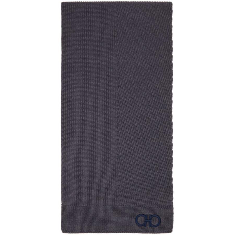 人気ブランドの サルヴァトーレ フェラガモ Salvatore Ferragamo メンズ マフラー スカーフ ストール Gray Wool Scarf Grigio マフラー サイズ Onesize Www Oroagri Eu