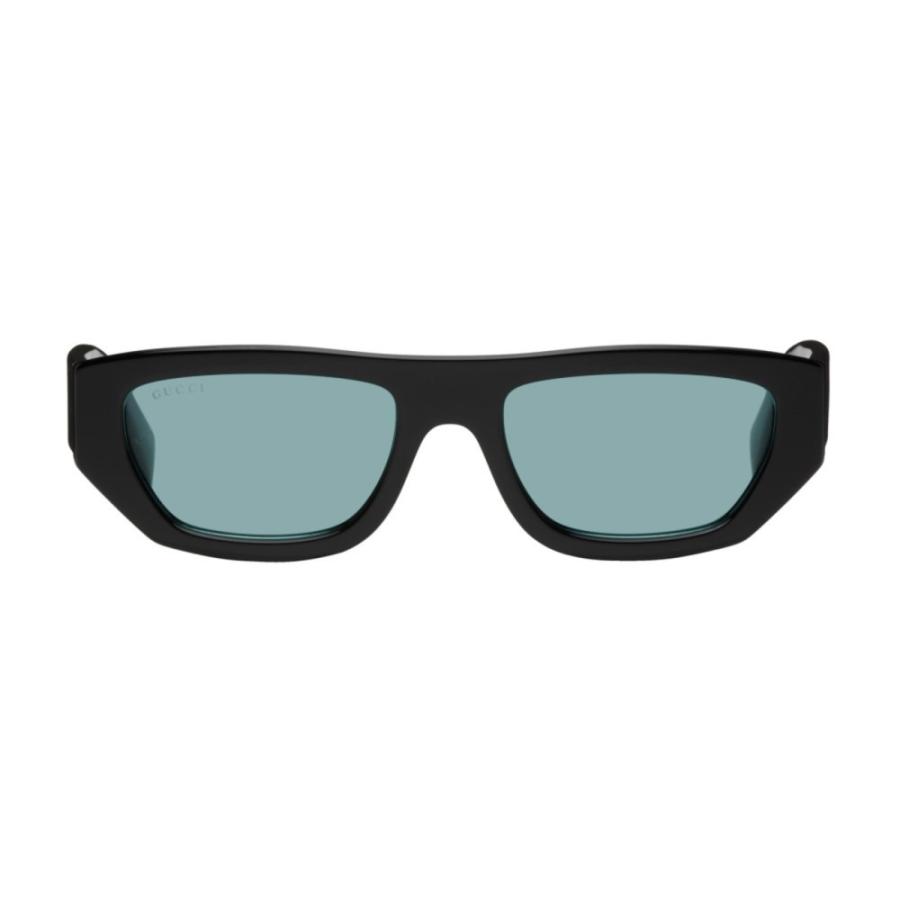 グッチ Gucci メンズ メガネ サングラス メンズ Black Rectangular Sunglasses Hc m ファッション メガネ サングラス Fermart Black