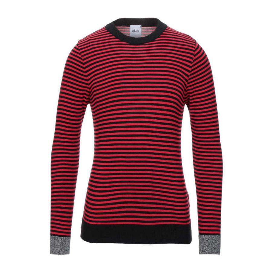 AKEP ニット・セーター メンズ トップスAKEP メンズ ニット・セーター トップス Sweater Red