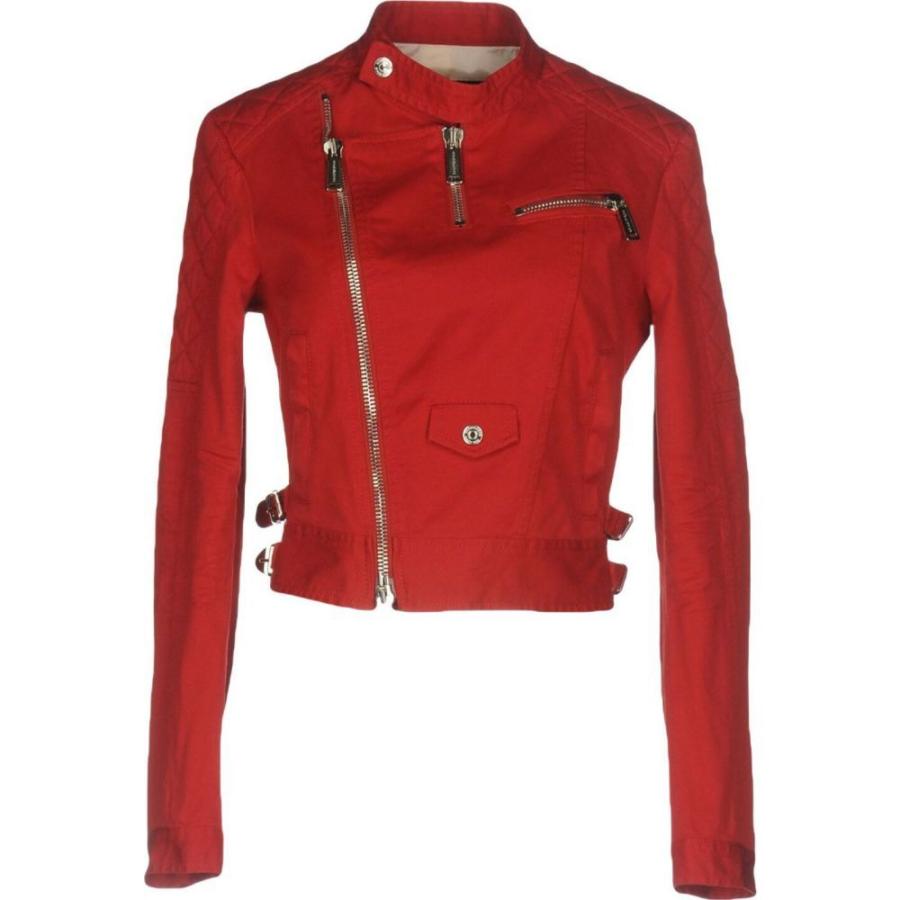 可愛いクリスマスツリーやギフトが アウター ライダース ジャケット レディース Dsquared2 ディースクエアード Biker Red Jacket その他コート アウター サイズ 8 Us