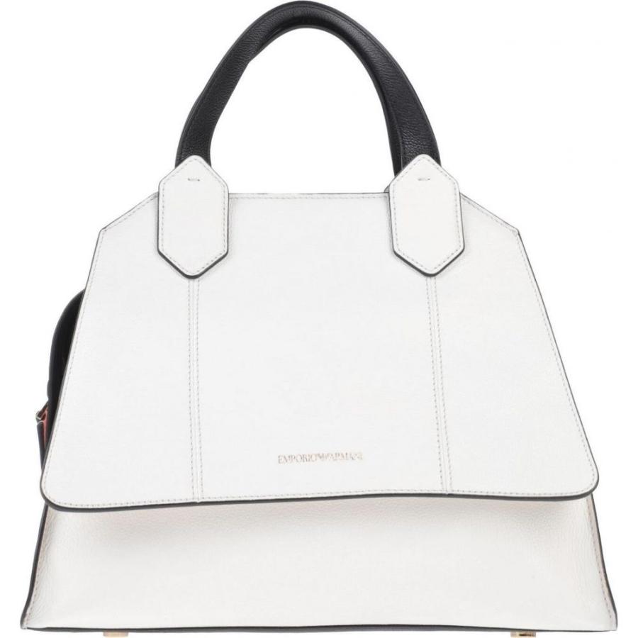 在庫処分セール アルマーニ Emporio Armani レディース ハンドバッグ バッグ Handbag White ポイント10倍 Etechnologies Shop