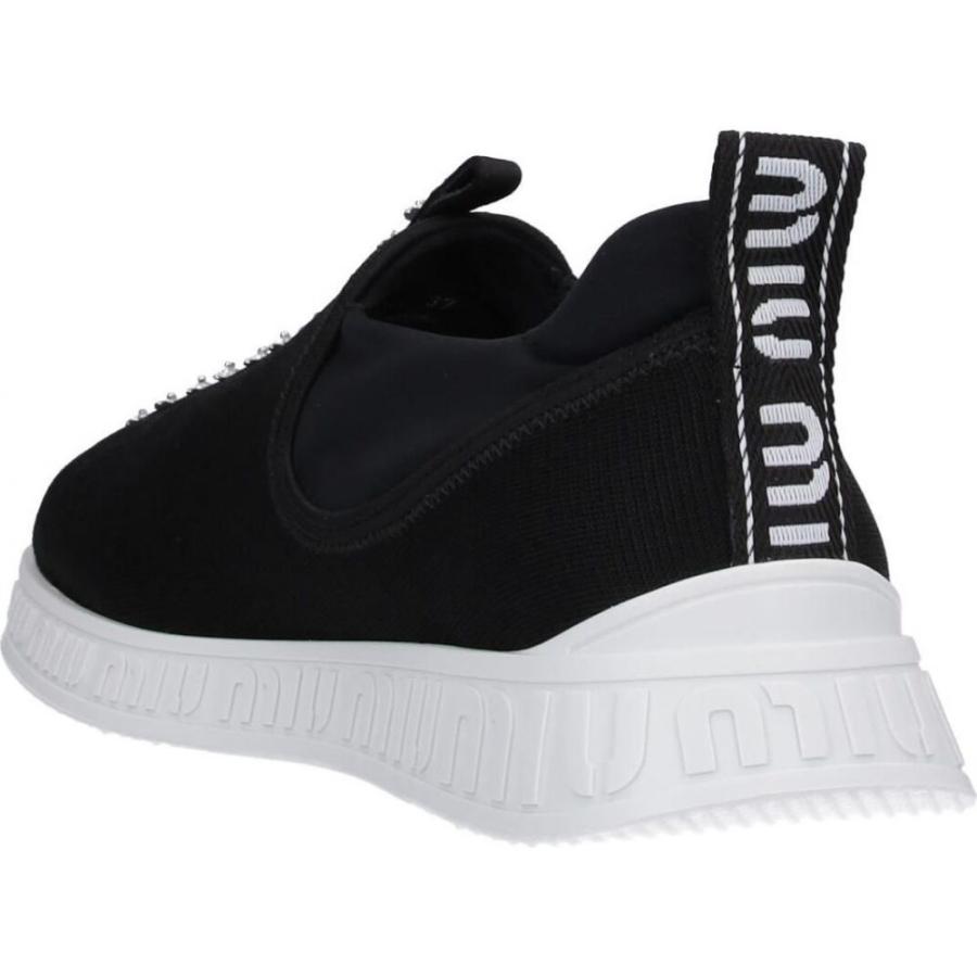 人気ブランド スニーカー レディース Miu Miu ミュウミュウ シューズ 靴 レディース スニーカー ミュウミュウ Miu Miu シューズ 靴 Black Sneaker シューズ Www Tsuyamaya Co Jp