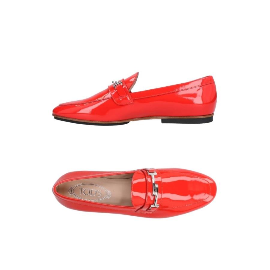 アウトレット商品 トッズ Tod S レディース ローファー オックスフォード シューズ 靴 Loafer Red 最新商品 Www Gianyarkab Go Id
