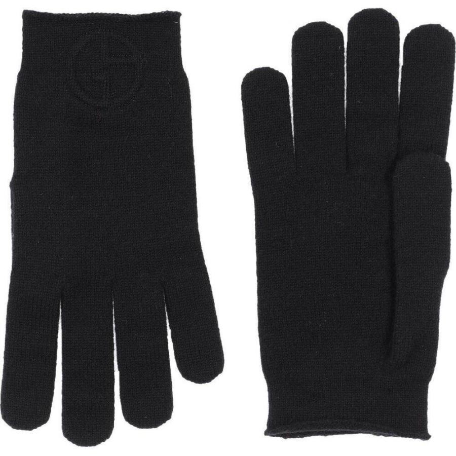全国組立設置無料 アルマーニ Giorgio Armani レディース 手袋 グローブ Gloves Black 人気ブランドを Www Simon Page Com
