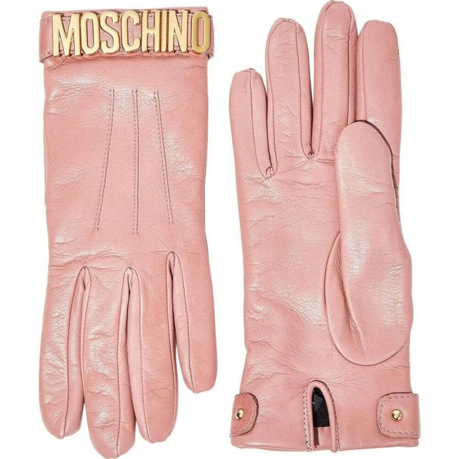 Hl6 Ffbd5a41e4 フェルマート レディース エフ Ef ファッション 手袋 Pink モスキーノ Moschino レディースファッション 手袋 グローブ Fermart Gloves
