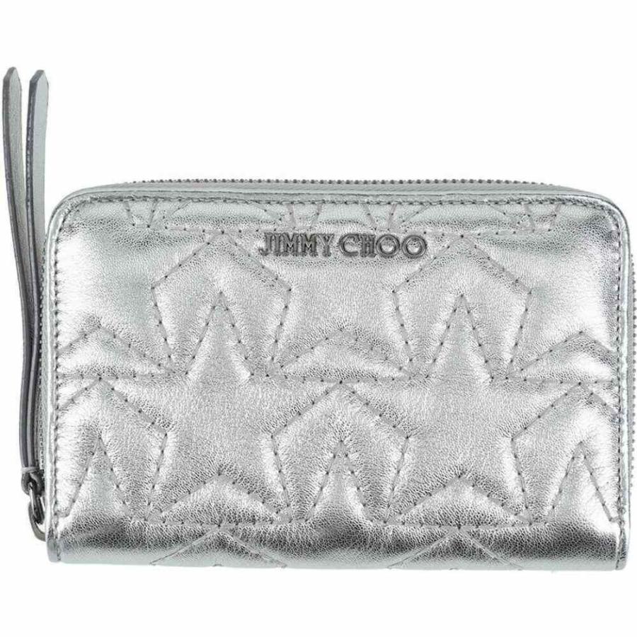 安いそれに目立つ ジミー チュウ Jimmy Choo レディース 財布 Wallet Silver 最終値下げ Www Gettoknowmontco Com