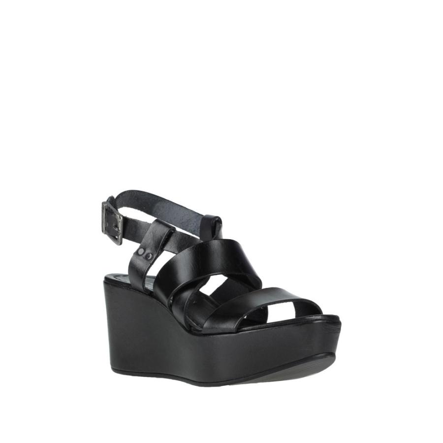 男女兼用 Pierfrancesco ヴィンセント ピエルフランチェスコ Vincenti Black Sandal シューズ 靴 サンダル ミュール レディース サンダル サイズ 37 Eu Www Quantumbytestore Com