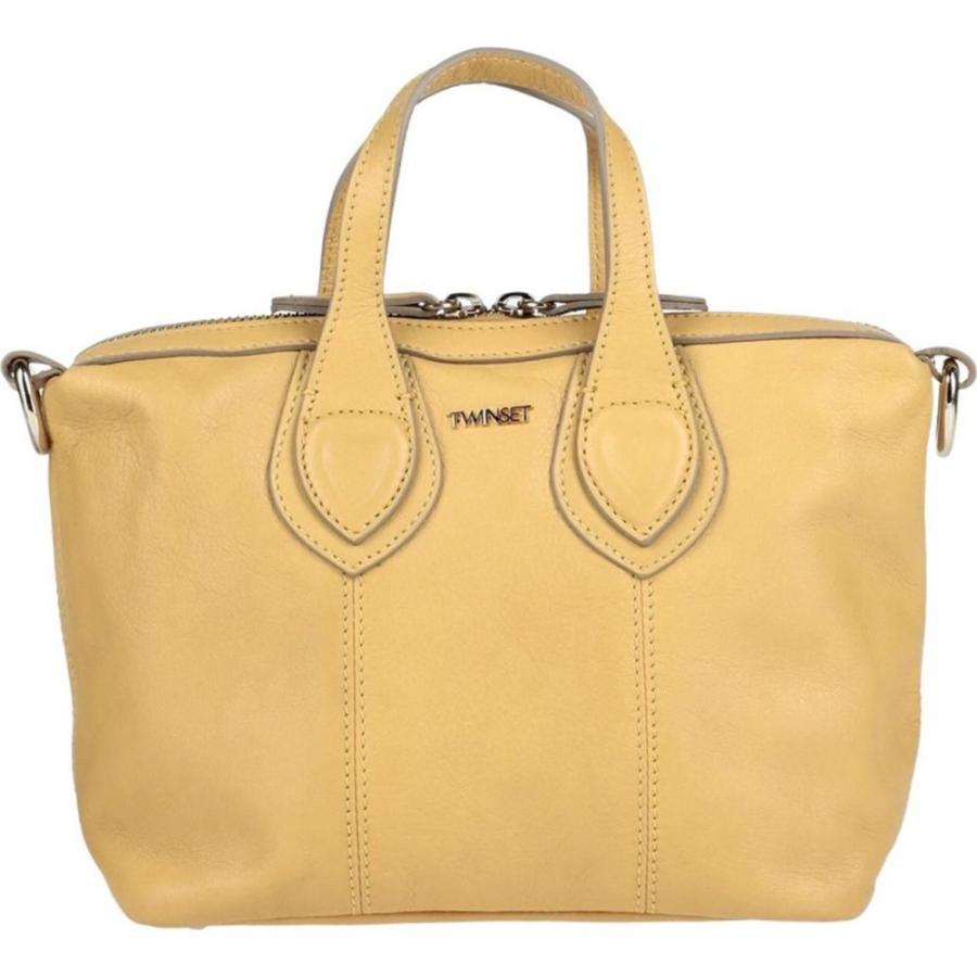 定期入れの TWINSET ツインセット レディース Yellow Handbag バッグ ハンドバッグ ハンドバッグ