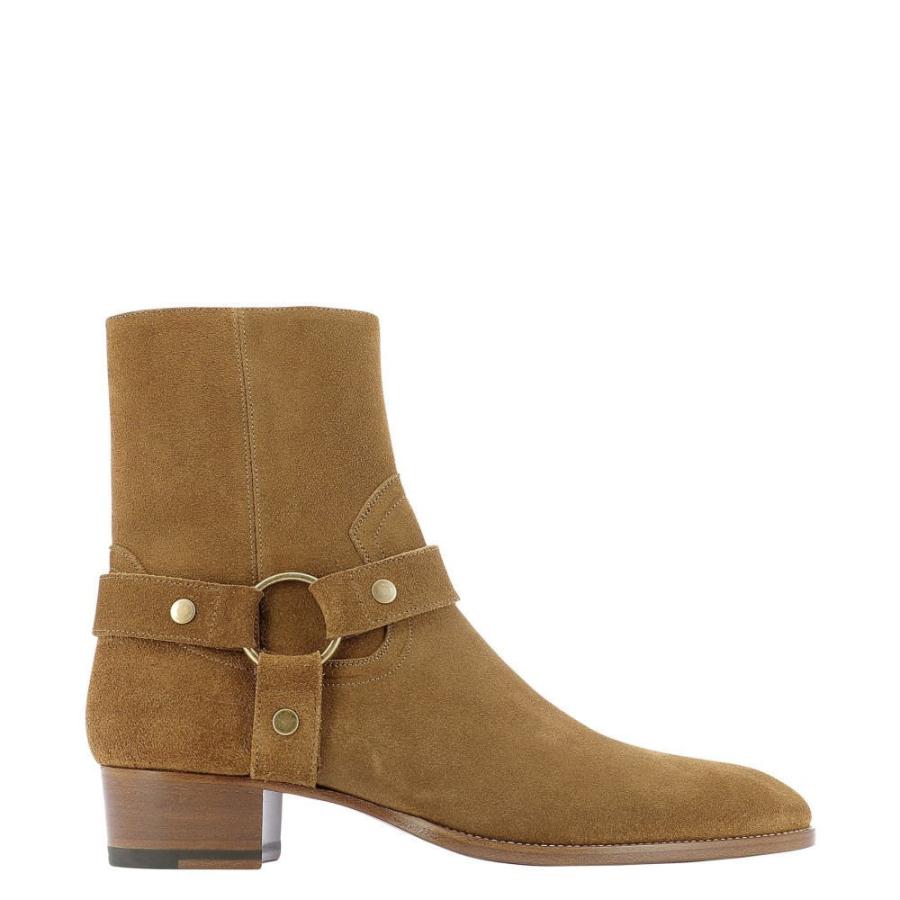 ヤマト工芸 Yves Saint Laurent イヴサンローラン スエードブーツ 24.5