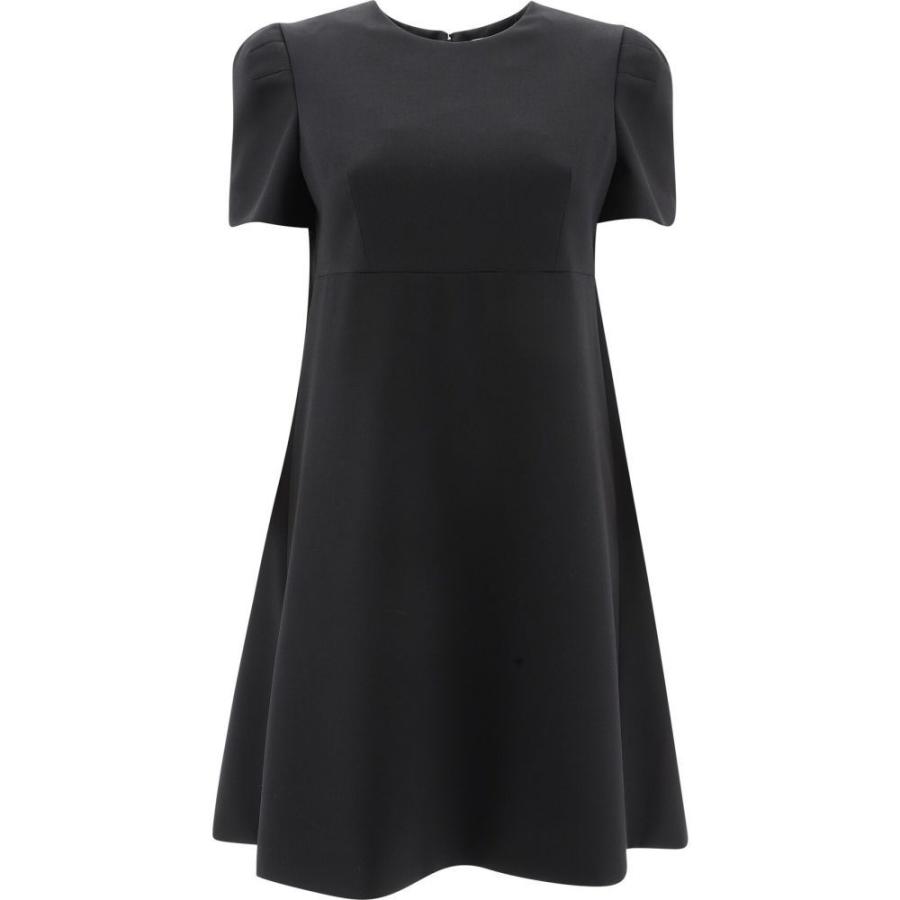 柔らかい アレキサンダー マックイーン Alexander Mcqueen レディース ワンピース ワンピース ドレス Short Sleeved Wool Dress Black クーポン発行 Www Skylanceronline Com