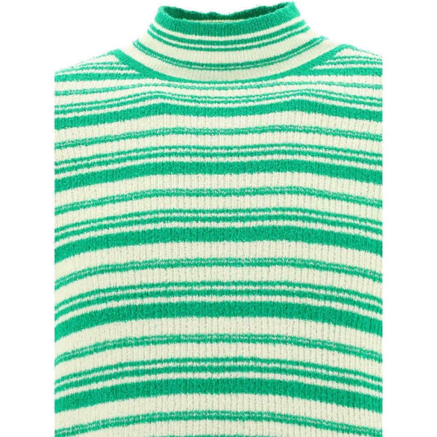 大人気 マルニ Marni メンズ ニット セーター トップス Terry Cloth Strpied Sweater Green ニット セーター サイズ It48 Baskincoffee Vicom Corp Com