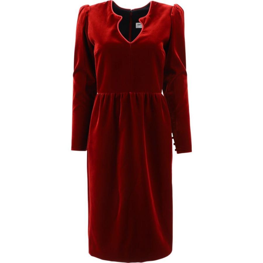 イヴ サンローラン Saint Laurent レディース ワンピース ワンピース ドレス Velvet Dress Red Hv フェルマート エフ Fermart Ef 通販 Yahoo ショッピング