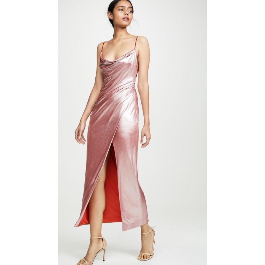 ガルバン Galvan London レディース ワンピース ワンピース ドレス Mars Dress Metallic Pink Chumackiy Com Ua