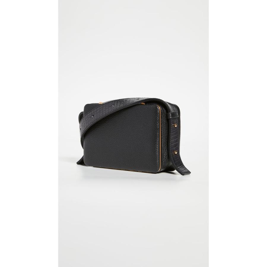 ルッツ モリス Lutz Morris レディース バッグ Maya Mini Croco Strap Bag Black Ssimt Edu In