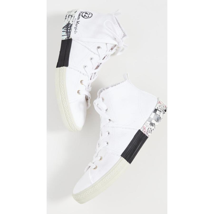 メゾン マルジェラ Maison Margiela レディース スニーカー シューズ 靴 Layered High Top Sneakers Dirty White Olhodaguadocasado Al Gov Br