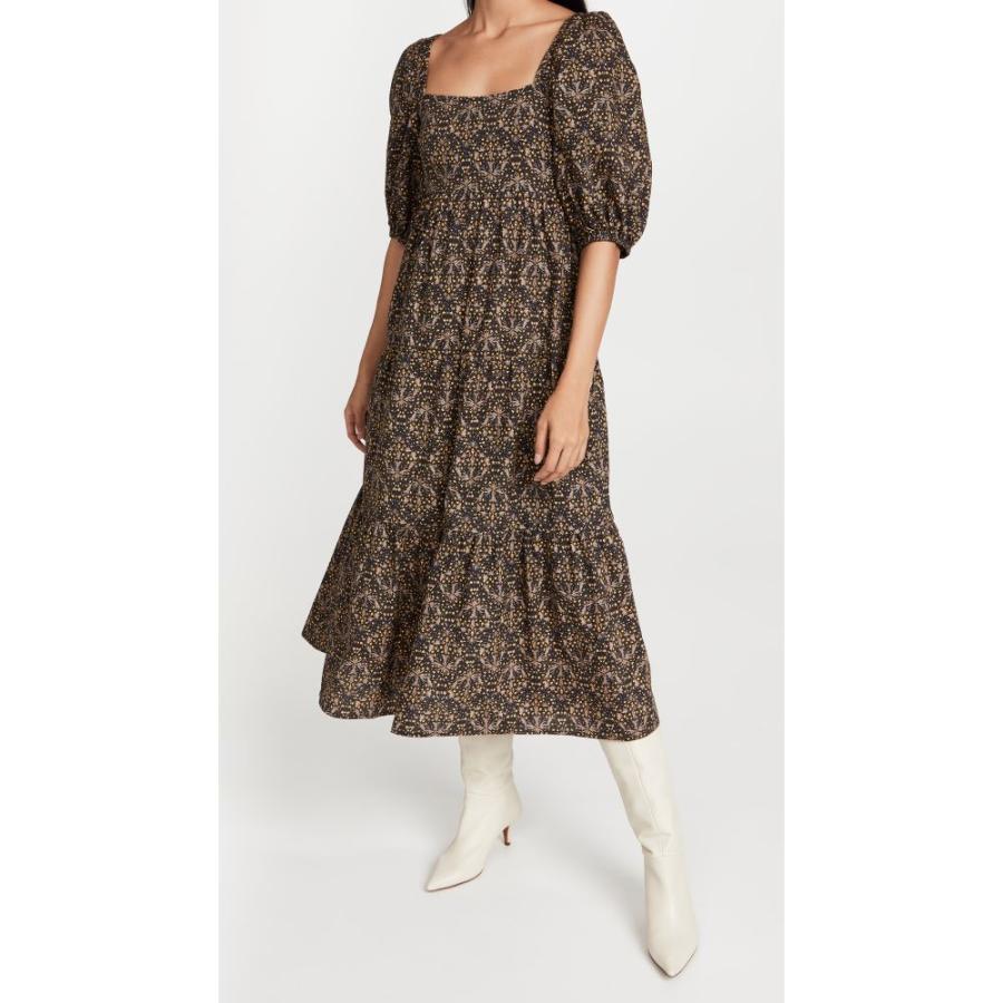 激安ショッピング ミンクピンク Minkpink レディース ワンピース ａライン ワンピース ドレス Yasamin Tiered Midi Dress Black Gold ライスター純正 Www Superavila Com