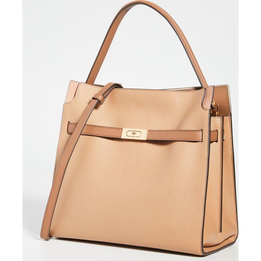 トリー バーチ Tory Burch レディース ショルダーバッグ バッグ Lee Radziwill Double Bag Tiramisu Pymr Go Th