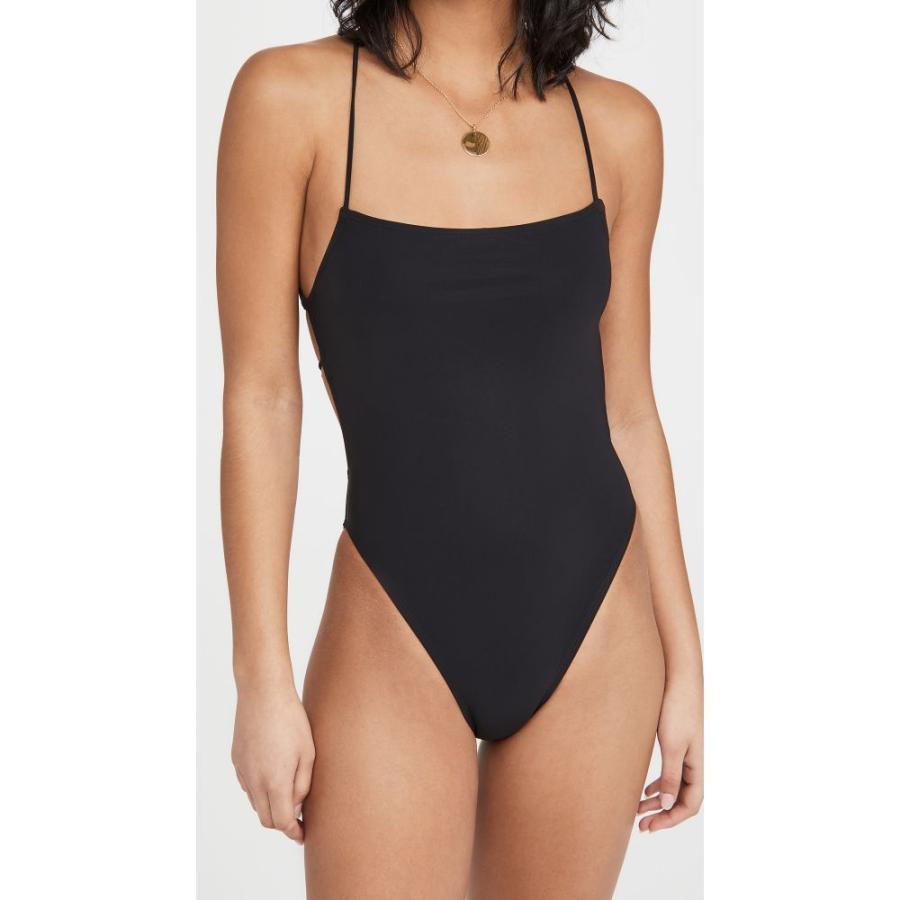 ブランドおしゃれ トリー バーチ Tory Burch レディース ワンピース 水着 ビーチウェア Solid Tie Back One Piece Black 限定価格セール Www Yalaphone Com