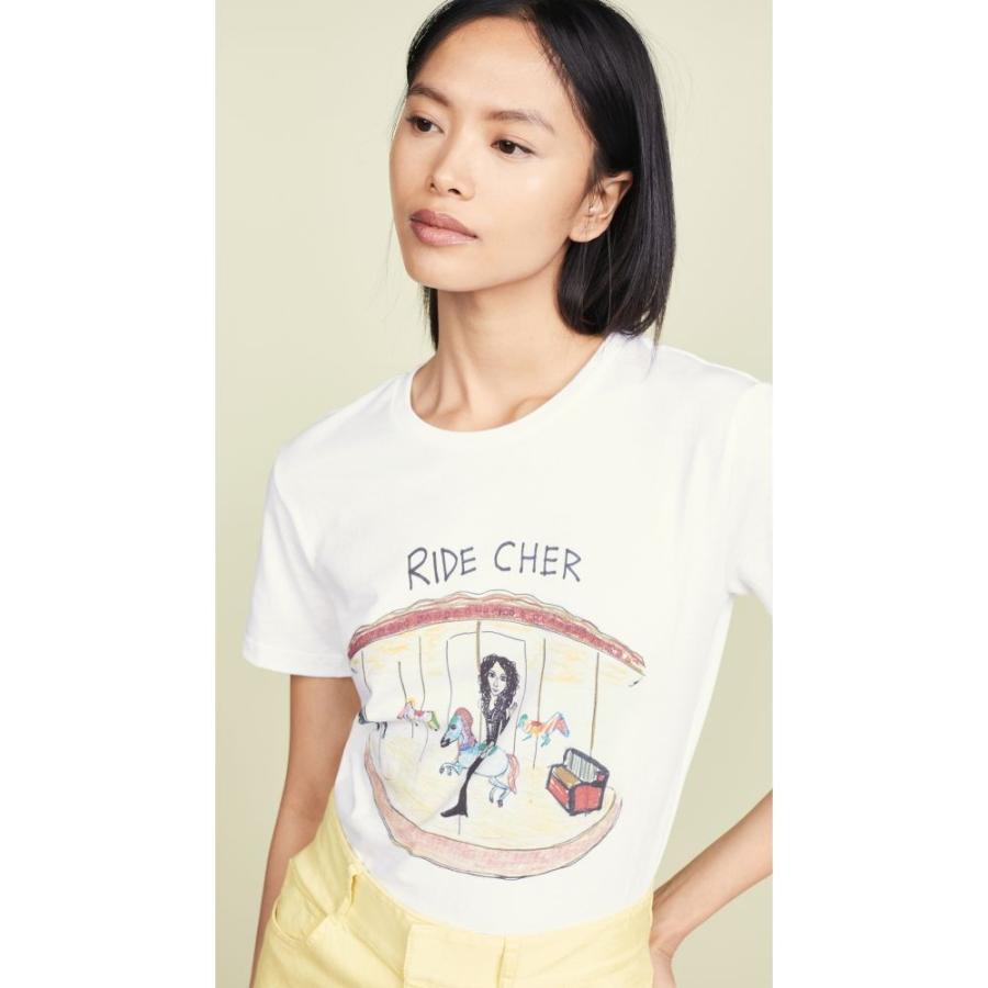 定番人気 アンフォーチュネイト ポートレート Unfortunate Portrait レディース Tシャツ トップス Ride Cher T Shirt White 在庫有 Skylanceronline Com