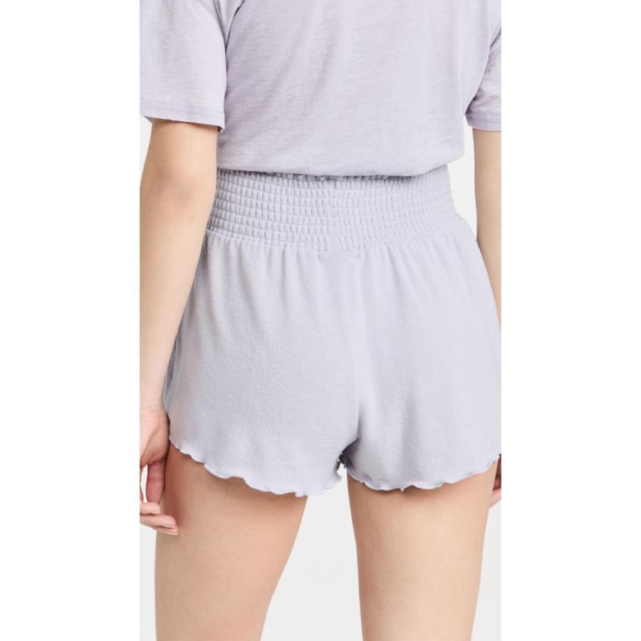宅送 Supply Z ゼットサプライ レディース Ash Lavender Shorts Smocked Dawn ボトムス パンツ ショートパンツ ショート ハーフパンツ サイズ L Www Billionairesadvisor Com