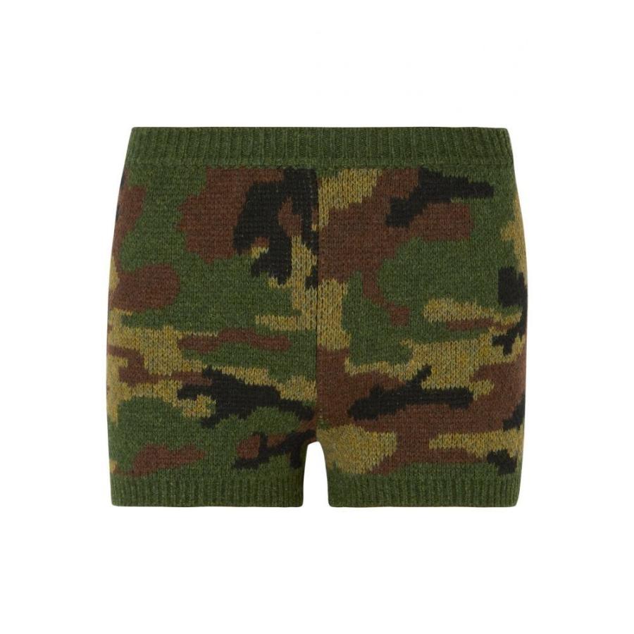ミュウミュウ Miu Miu レディース ショートパンツ ボトムス パンツ Camouflage Intarsia Wool Shorts Mimetico Prettyfunnyballoons Com