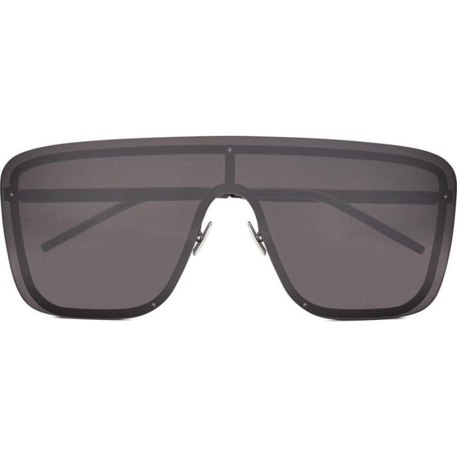 イヴ サンローラン Saint Laurent レディース メガネ・サングラス Metal Shield Unisex Sunglasses Black /Black :lh2-ff0835bed4:フェルマート エフ fermart ef - 通販 - Yahoo!ショッピング