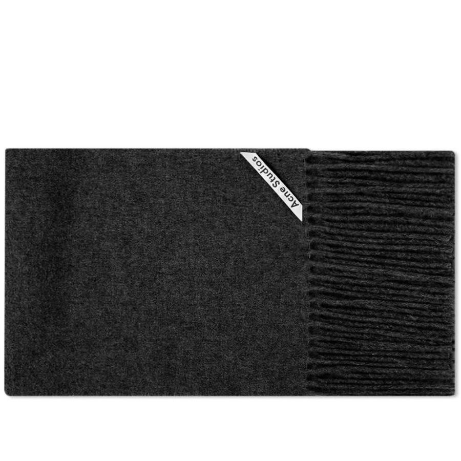 アクネ ストゥディオズ Acne Studios メンズ マフラー スカーフ ストール スキニー Canada Skinny Scarf Black Melange Www Splitstudio Tv Index Php