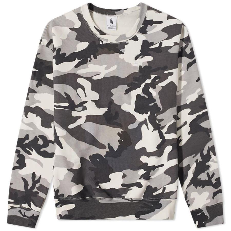 かわいい Nike ナイキ トップス メンズ スウェット トレーナー ナイキ Apparel Nike Apparel Sail Sweat Crew Camo Nrg Nike トップス スウェット トレーナー メンズ トップス