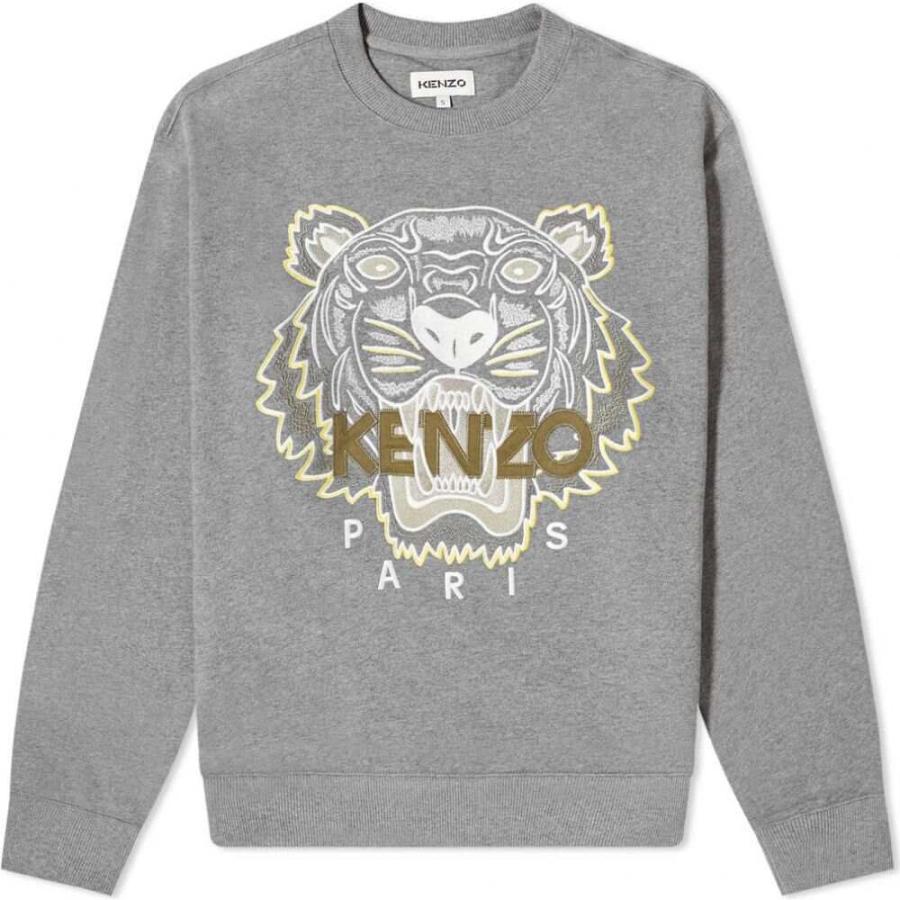 特売 Grey Sweat Dove Crew トップス Tiger スウェット トレーナー メンズ Kenzo ケンゾー Sc Ff7ccc2ada