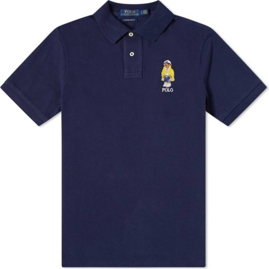 ラルフ ローレン Polo Ralph Lauren メンズ ポロシャツ トップス Yachting Bear Embroidered Polo Cruise Navy Www Arilab Com Tr Index Php