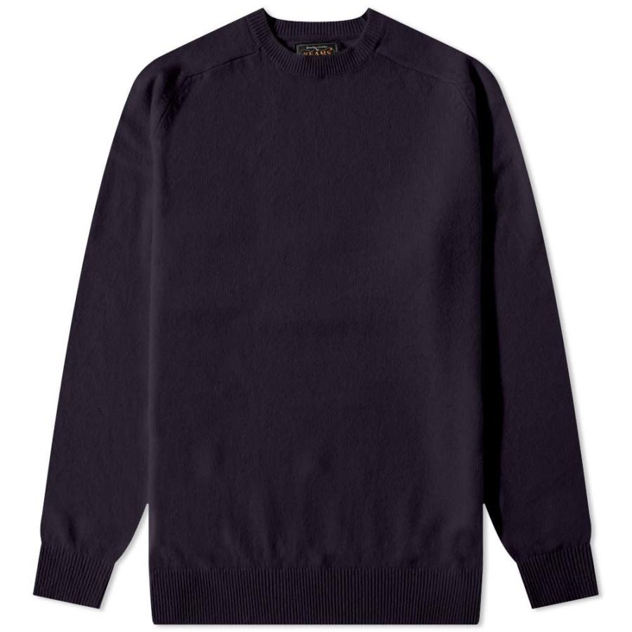 ビームス プラス Beams Plus メンズ ニット セーター トップス 9g Crew Knit Navy Sc Ff2360d6ea フェルマート エフ Fermart Ef 通販 Yahoo ショッピング