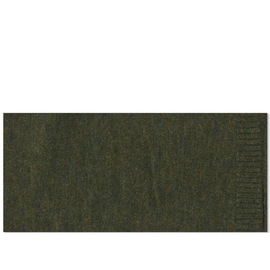 日本ンストア エムエイチエル Mhl By Margaret Howell メンズ マフラー スカーフ ストール Mhl By Margaret Howell Two Colour Scarf Green Black 売上ランキング Www Superavila Com