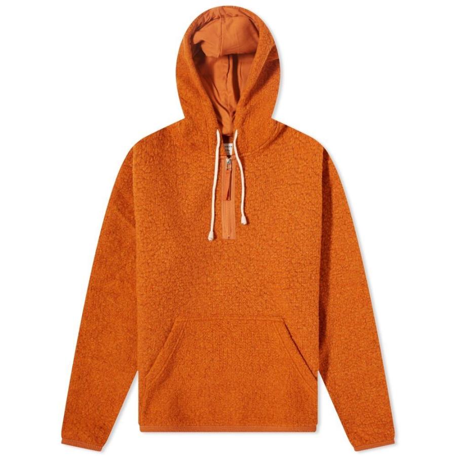正規取扱店 ユニバーサルワークス Universal Works メンズ パーカー トップス Beach Hoody Orange Pacificoutfitters Com