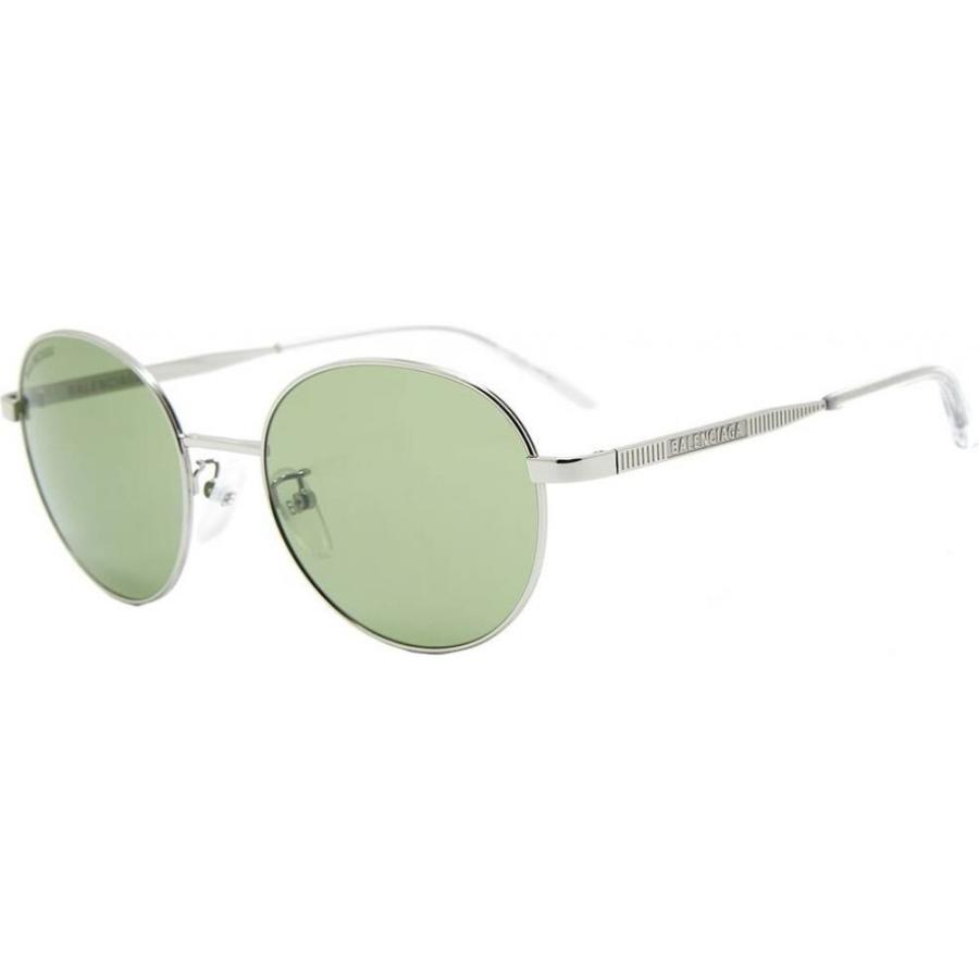 バレンシアガ Balenciaga メンズ メガネ サングラス ラウンド Round Sunglasses Ruthenium Green Blusquare Org