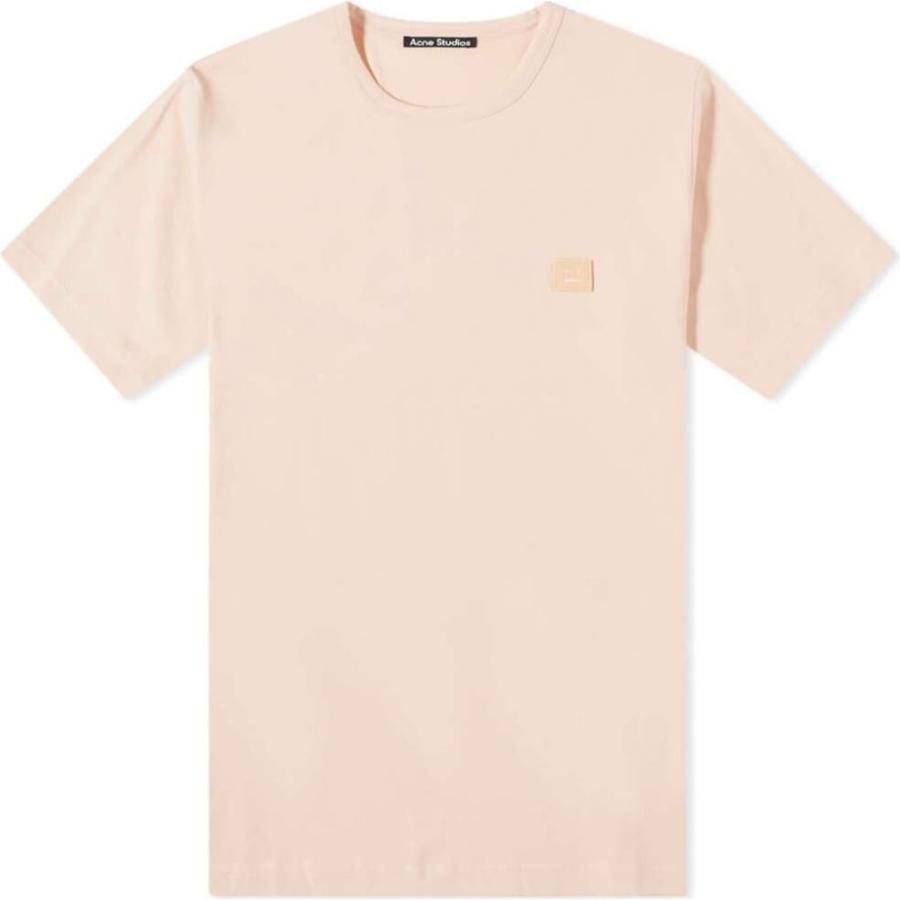 正規通販 トップス メンズ Tシャツ ストゥディオズ アクネ Studios Acne アクネ Pink Powder Tee Face Nash トップス Tシャツ メンズ Studios Acne ストゥディオズ Tシャツ カットソー Dagl Tg