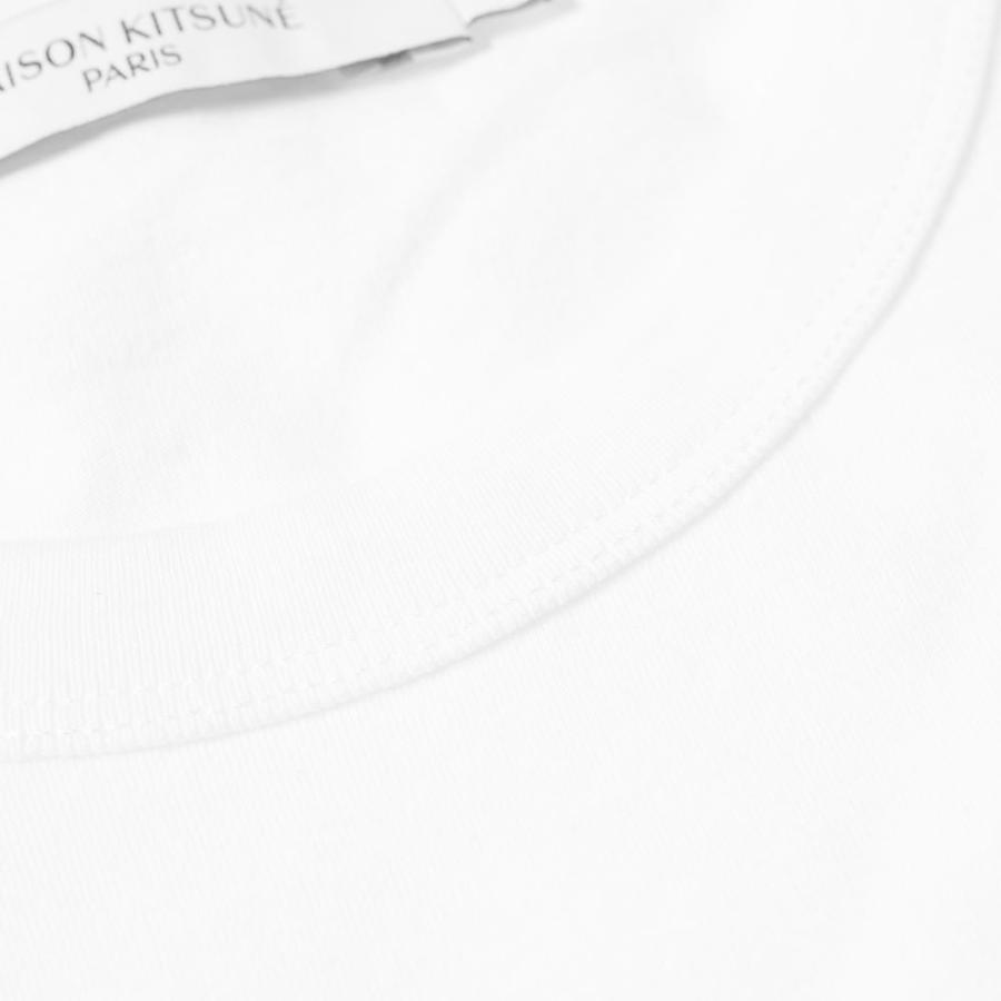 超目玉枠 Stamp Fox トップス ロゴtシャツ Tシャツ メンズ Kitsune Maison キツネ メゾン Logo White Tee 半袖 サイズ L Folliq4 Com