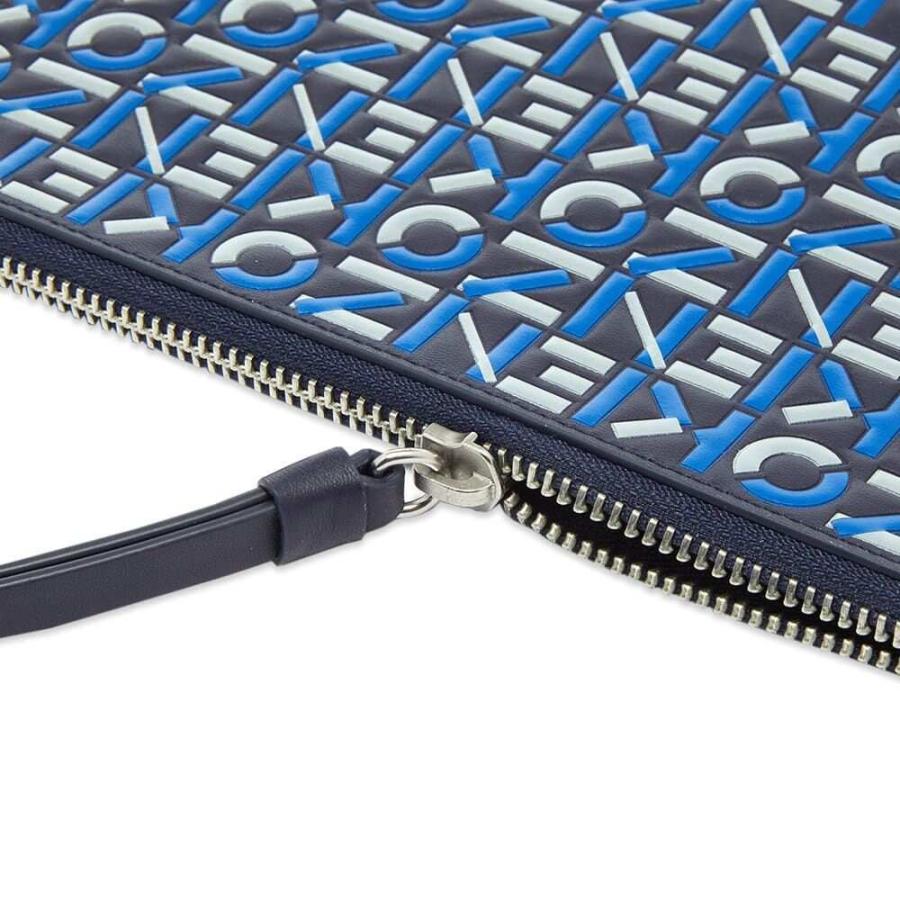 春の新作続々 ケンゾー メンズ 財布 アクセサリー カードケース Navy Blue Fucoa Cl