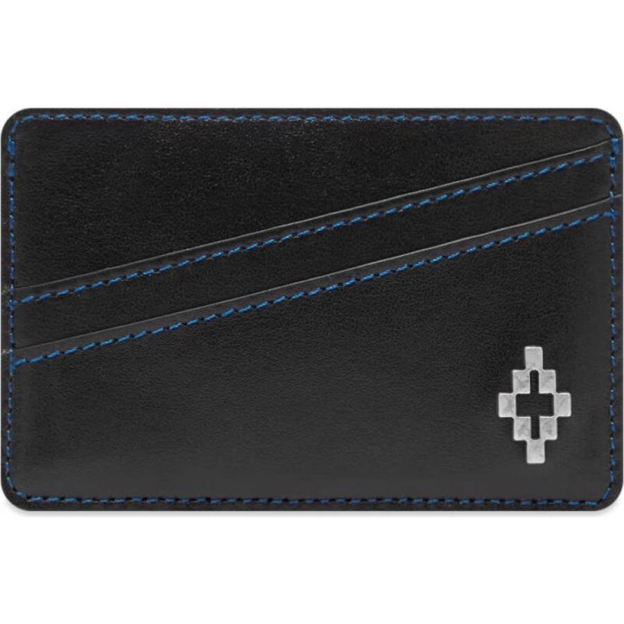 マルセロバーロン Marcelo Burlon メンズ カードケース 名刺入れ Cross Diagonal Card Case Black Flapjackie Com Ar